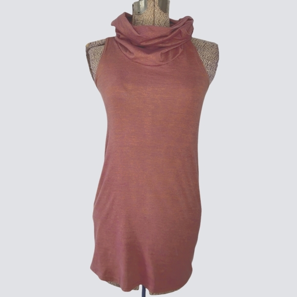 American Apparel Dresses & Skirts - American Apparel mauve bodycon sleeveless cowl neck dress size small